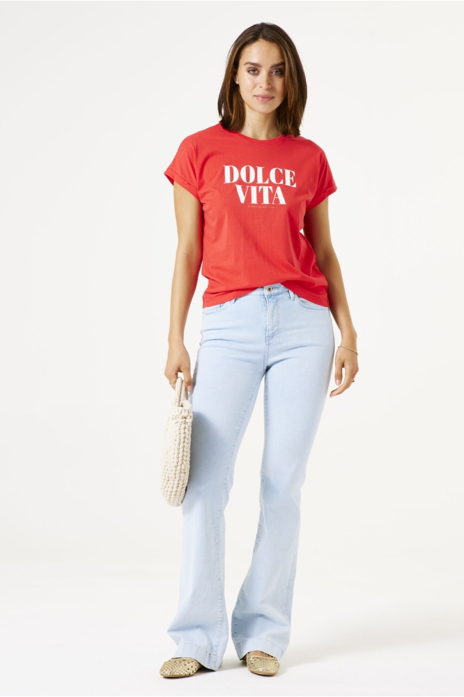 T SHIRT E50201 3979 RUBY RED